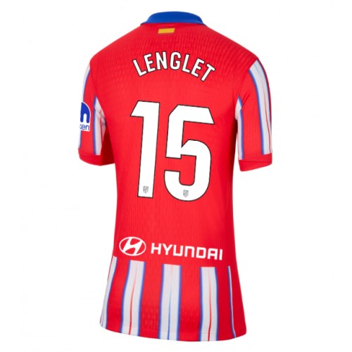 Fotballdrakt Dame Atletico Madrid Clement Lenglet #15 Hjemmedrakt 2024-25 Kortermet